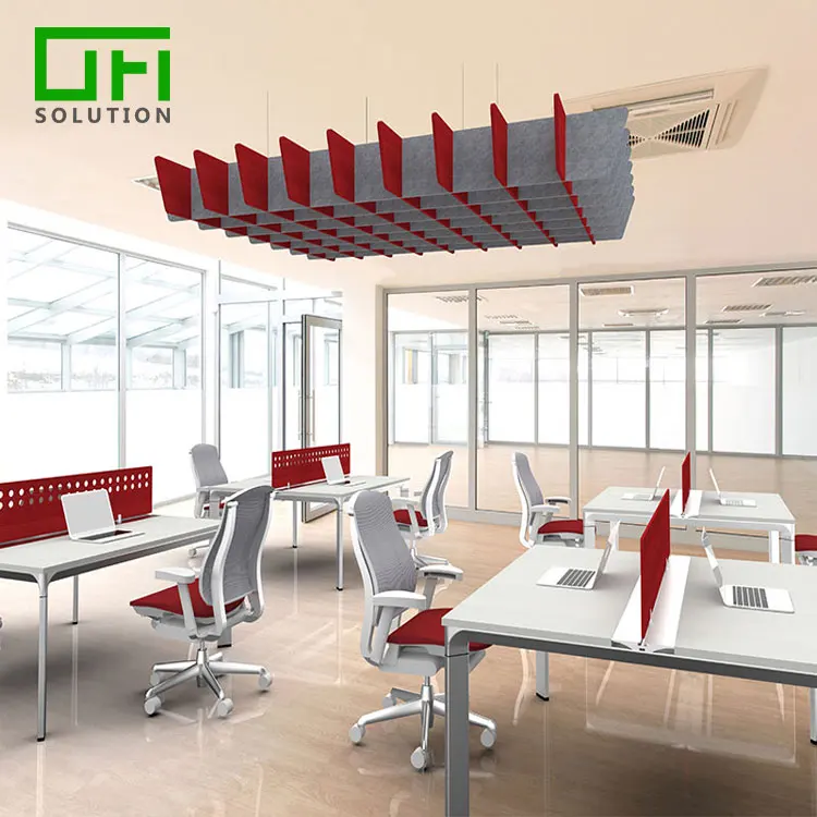 Eco-Friendly Acoustic Absorb Material PET Felt Polyester Fiber Acoustic Soundproofing Studio Acoustic Panels