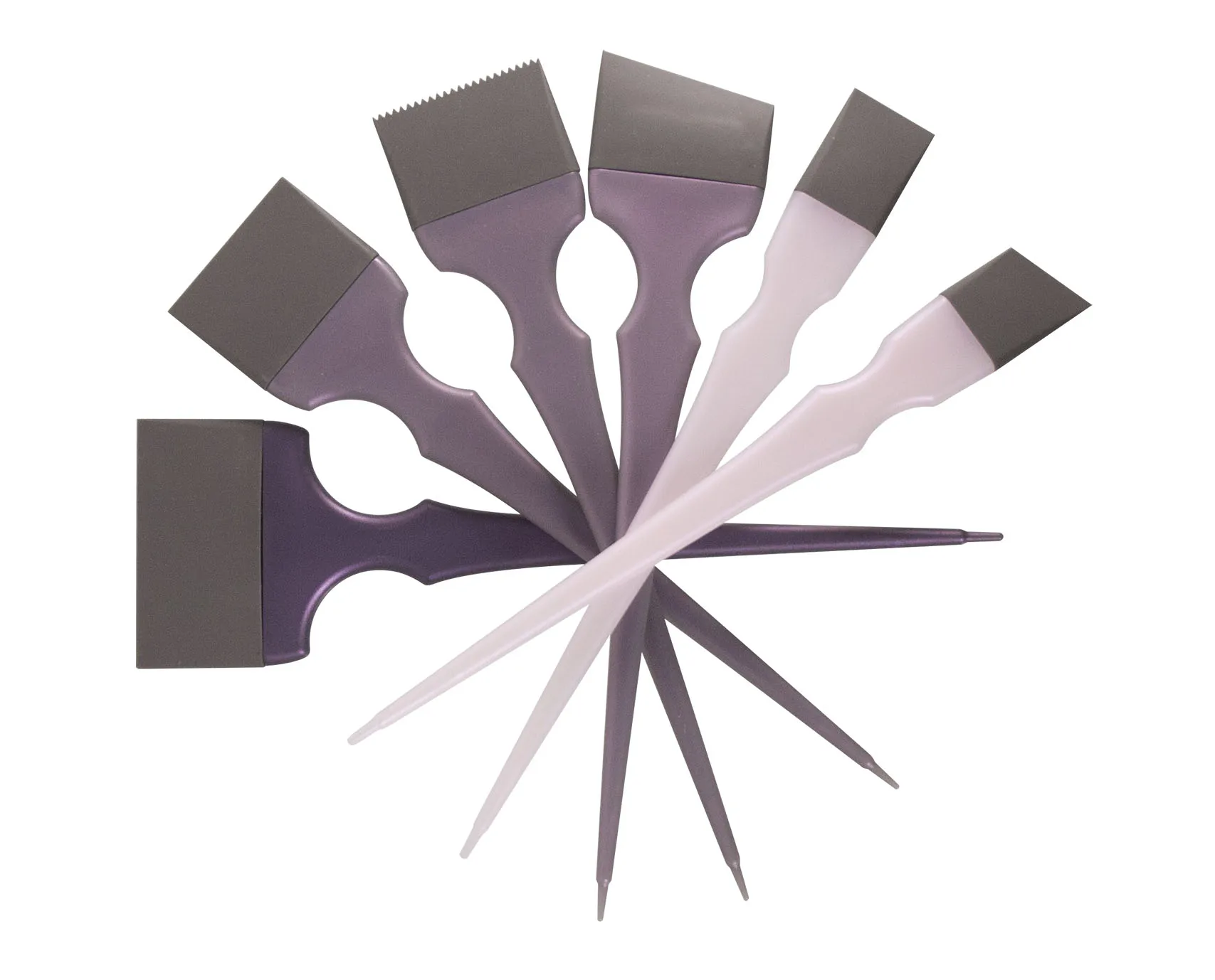 Wholesale Professional Hairdressing Tool human hair extensions barbershop wig Canway Vic+ Color Master Tint Brush Set