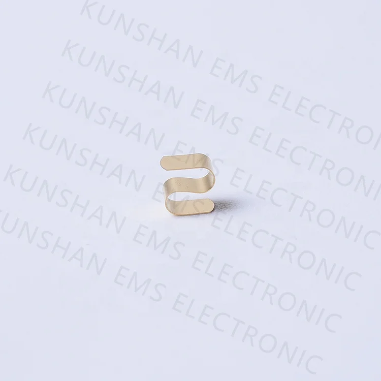 Custom Stamping Leaf Spring Contact SMD PCB Battery Clip For Automatic Assembly On Printed Circuit