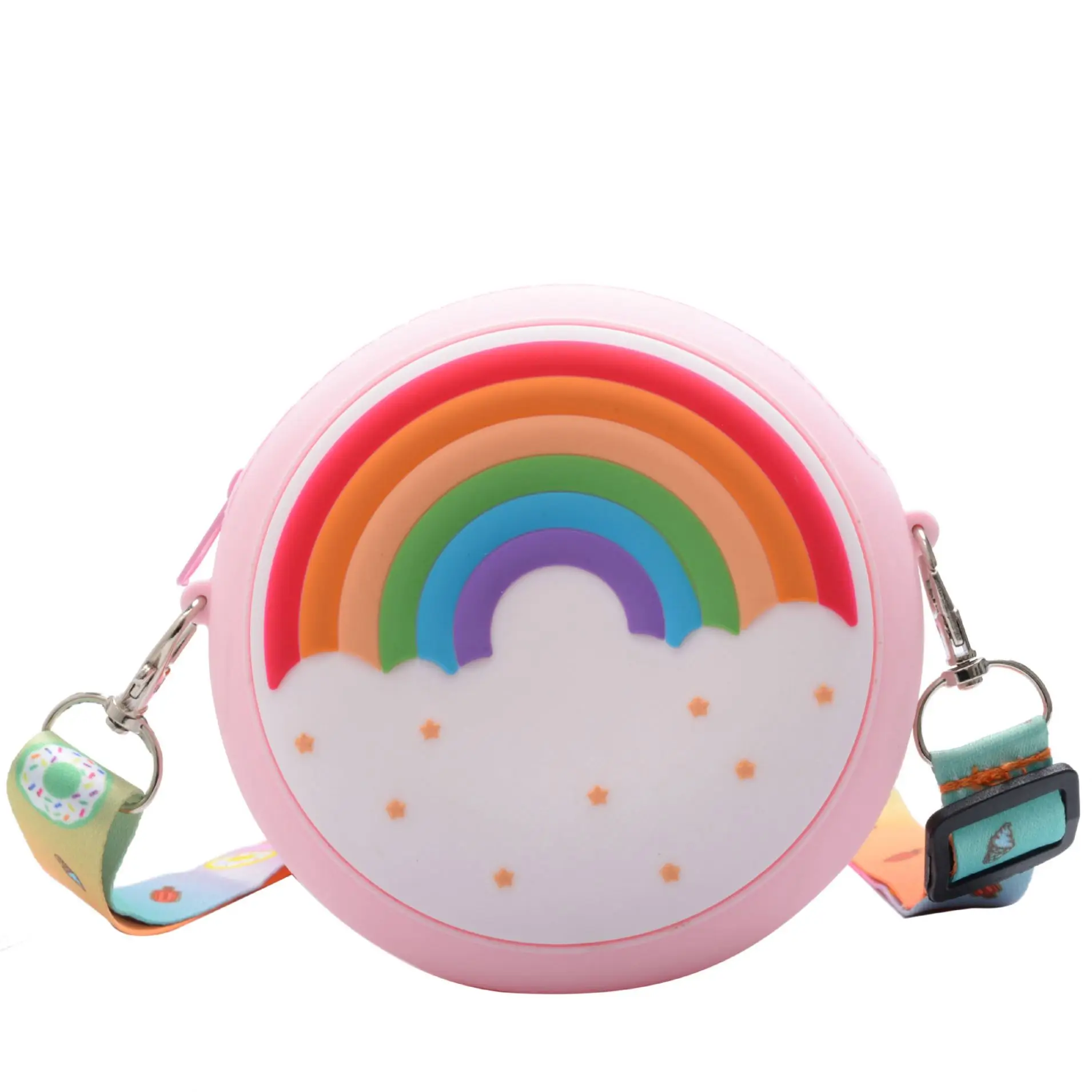 
Girls Mini Silicone Coin Purse Rainbow Small Change Wallet Purse Women Key Wallet Coin Bag For Children Kids Gifts 
