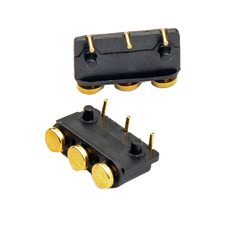 Elastic Contact Pin Over 2A 3A 5A 10A Current Charging Thimble Connector Spring Loaded Pogo Pin