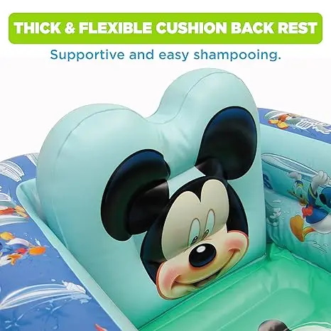 2024 Convenient Storage Inflatable Baby Bath Cute Padded Bathtub Environmentally Friendly Indoor Bath Products