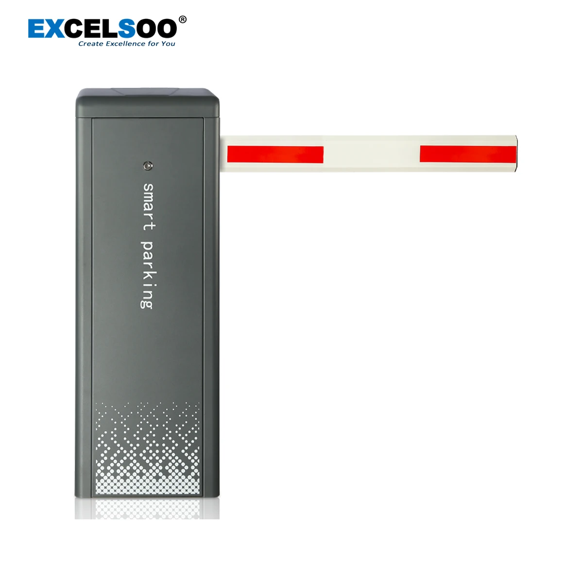 Highway tollgate barrier with round boom automatic manual control barrier gate