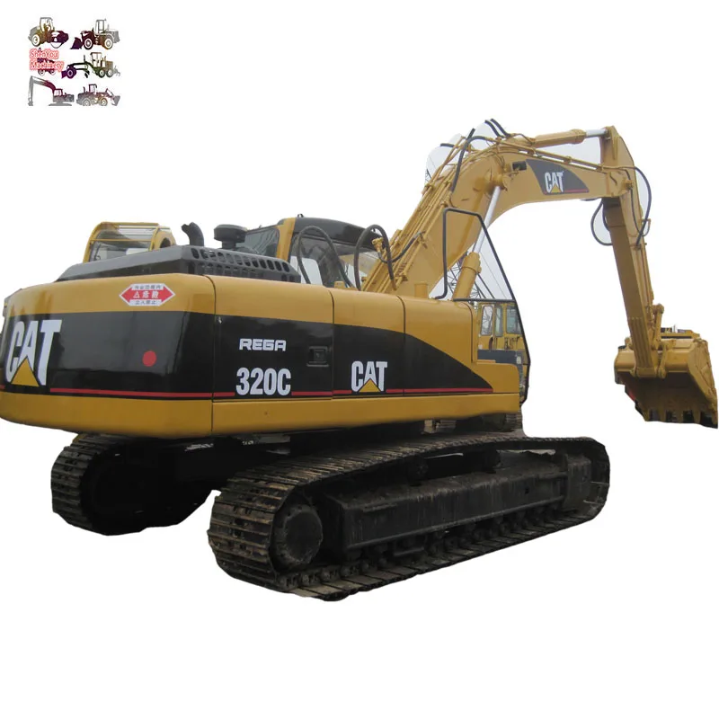 CAT Used Caterpillar 320C Excavator, Excavadora Usada Japan Cat 320gc 320d2 320dl 320c 320cl 320d Excavator Good Perform 320C