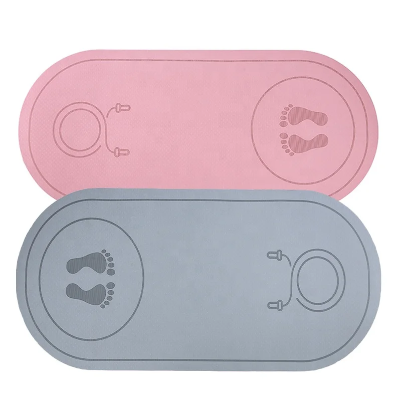 Exercise Yoga Jump Rope Mat 8mm Soundproof Home Fitness Mat Sport Jumping Mat Rope Skipping Pad Thickened Shock Absorption