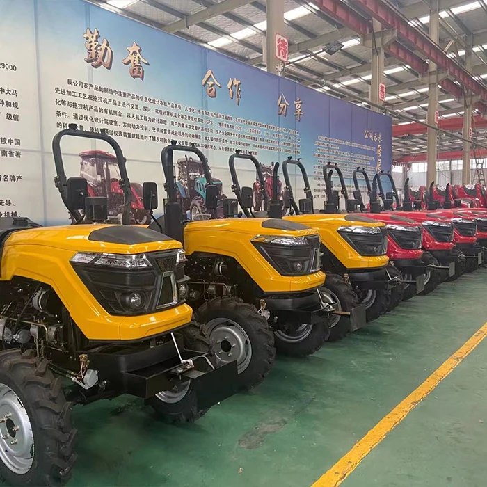 Chalion Brand Hot Sale QLN-504 Mini Wheeled Tractor Compact 50HP 4WD Farm Tractor With Sunroof For Sale In Tanzania