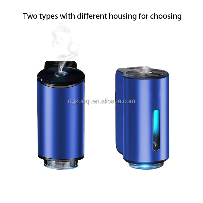 New Arrival Mini Rechargeable Car Air Purifier Waterless Essential Oil Alloy Car Vent Clip Car Aroma Diffuser Humidifier