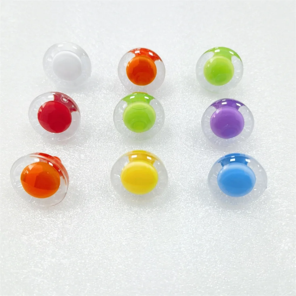 NEW 3D Safety Plastic Glitter Eye Colored Pupil Soft Toy Eyes Crochet DIY Stuffed Animal Amigurumi Toy Eyes