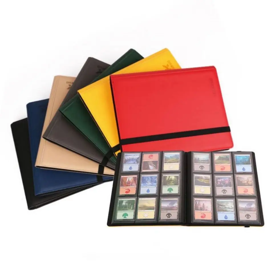 Пользовательские игры PU коллекция кожаная папка Pokemoned для загрузки карманных страниц коллекционный альбом спортивные торговые карты