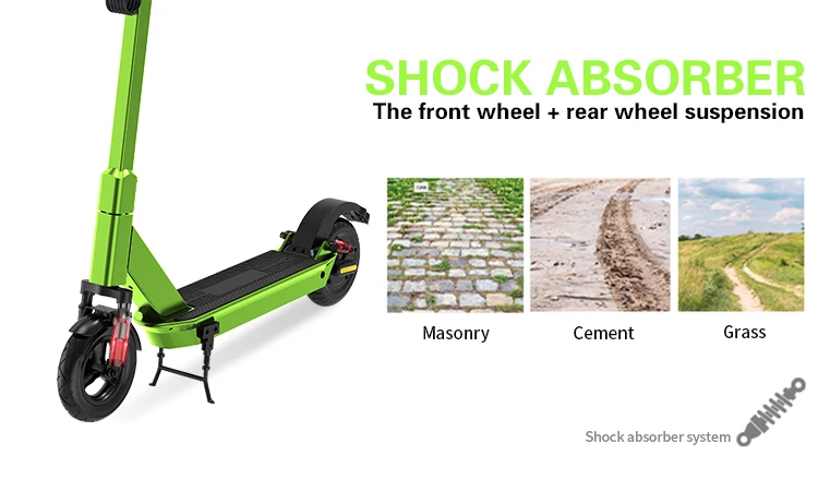 2024 High Quality  Scooter Us Eu Germany Warehouse Big Two Wheels Off Road Folding Electrical Scooter  500W