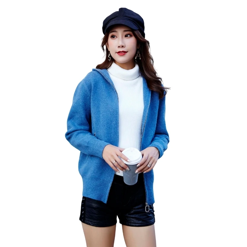 
 Оптовая продажа, Вязаный Кардиган с длинным рукавом на заказ, тонкий и удобный свитер, кардиган, женский свитер, пальто  