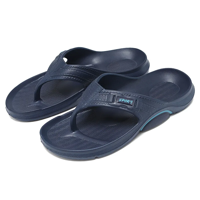 8861 drop shipping 2021 new men flip-flops summer outdoor leisure non-slip cool slippers soft soles large size slippers