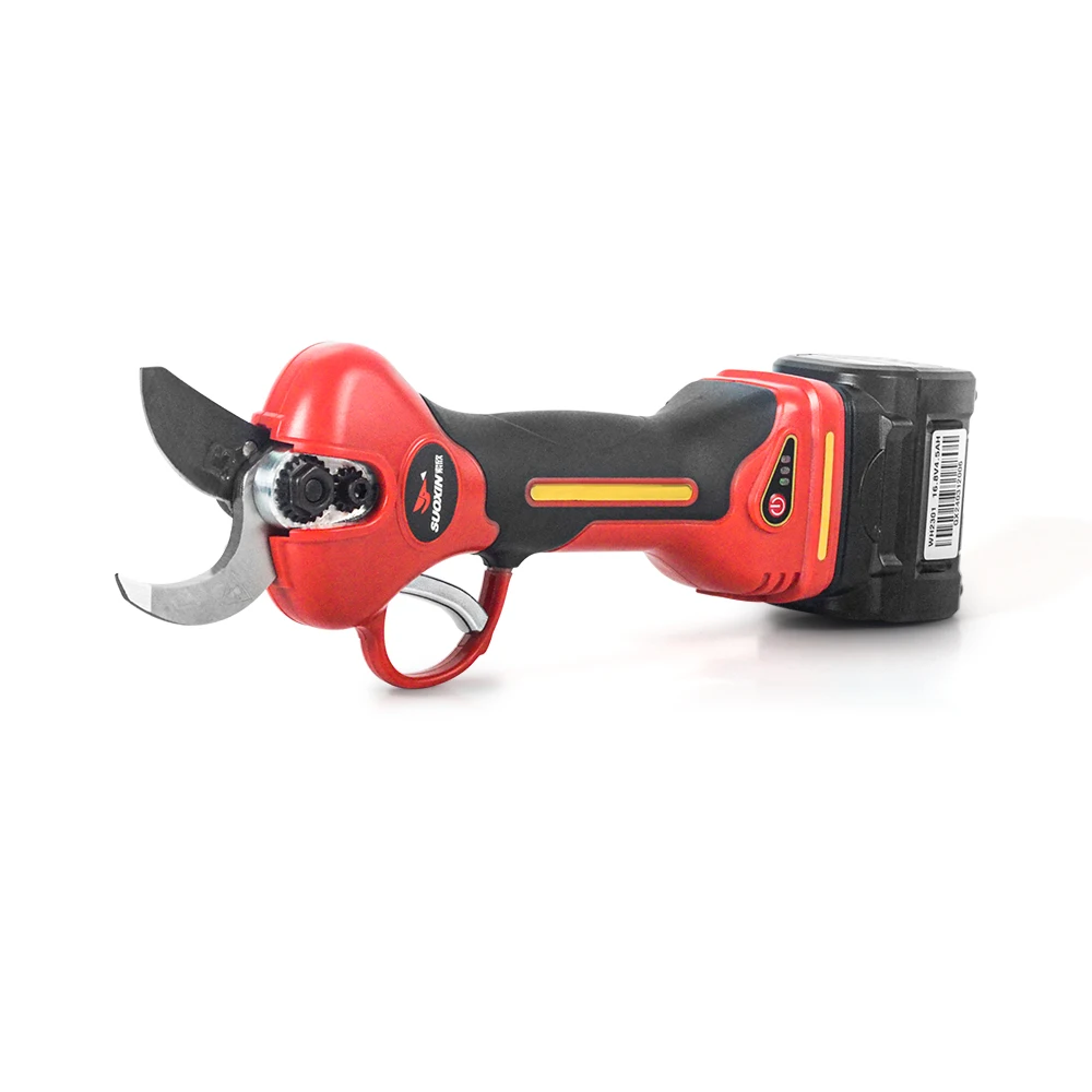 Battery Powered Pole Pruner with 2pcs Rechargeable Battery, Brushless Electric Pruner with 7.2 Feet Foldable Extension Pole