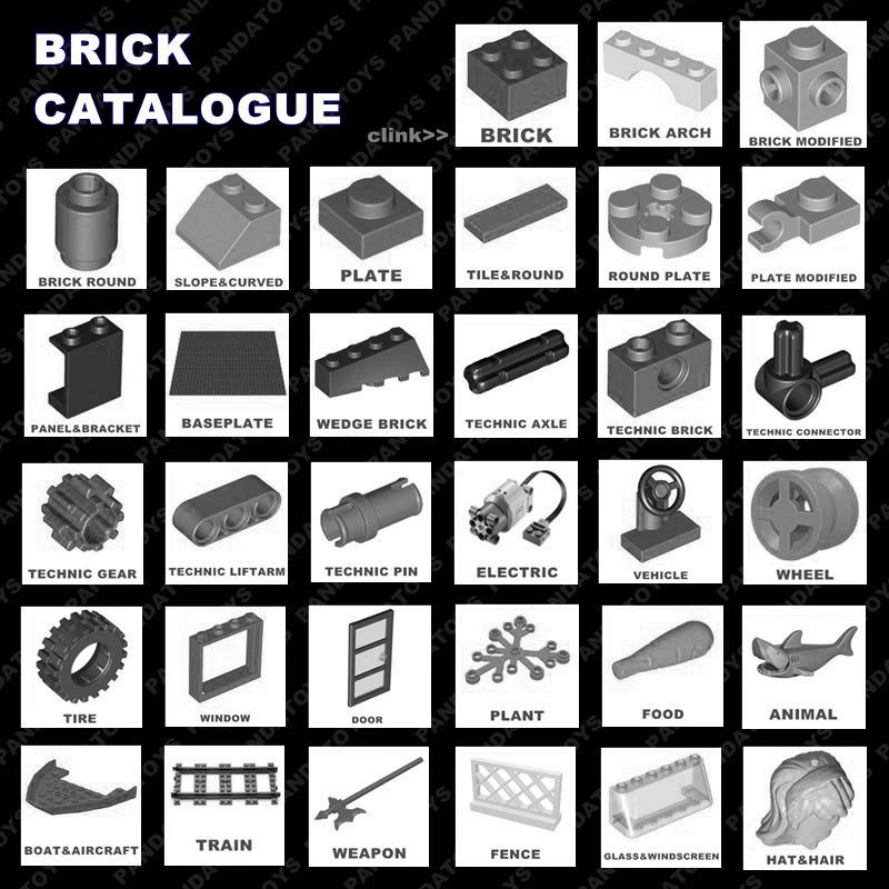 1*1 pixel building block DIY image QR code 1x1 hole compatible with 3024 bricks Parts for MOC scene (PA00808)