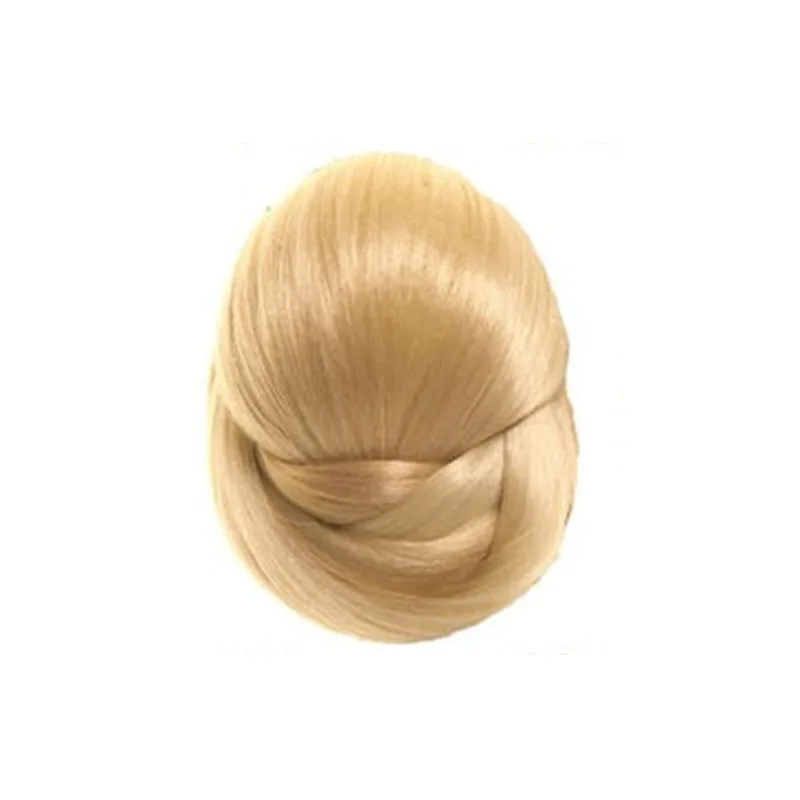
Higher quality Cheaper price clip in synthetic hair bun for white woman 
