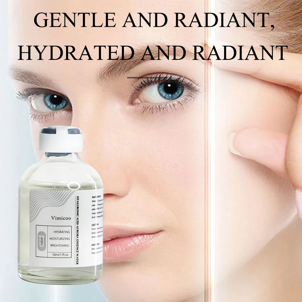 Private Label Best Hydrating Face Care Product Moisturizing Brightening Hyaluronic Acid Aurora Essence Water