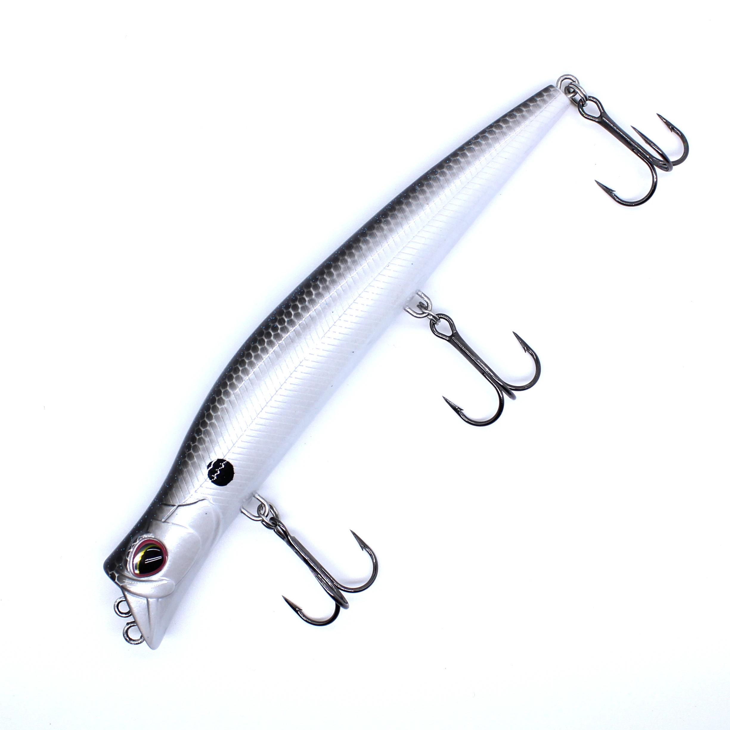 AOCLU Shallow Diver 130mm 17.5g Rattle Hard Bait 1PC Wire Through For Saltwater Sea Bass Lure Lipless Minnow