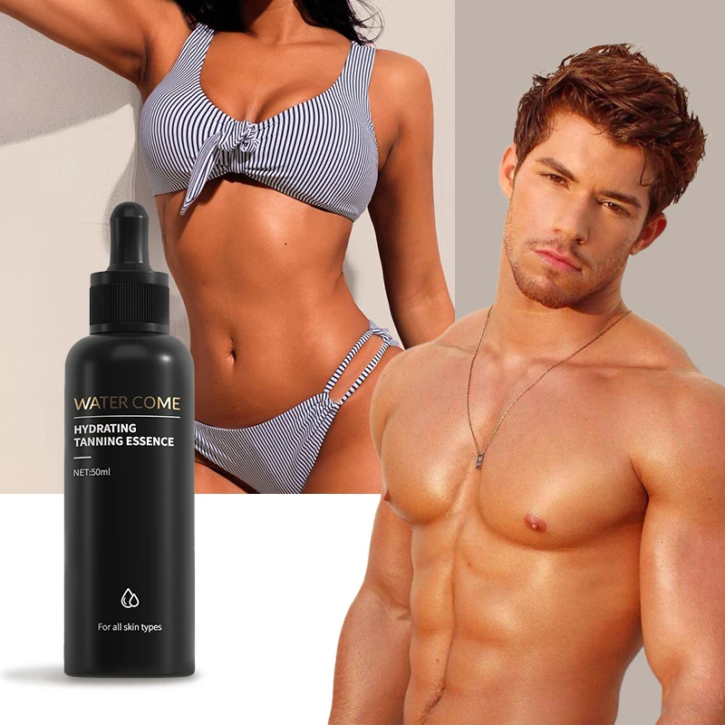 Dry Aloe Tanning Oil Bulk Summer Beach Tan Oil Set High Quality 30ml 50ml Natural Oil Tanning Serum Long Lasting