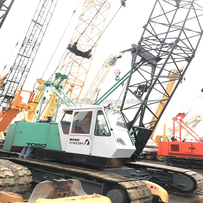 Недорогой гусеничный кран Kobelco 7050 для продажи б/у 50