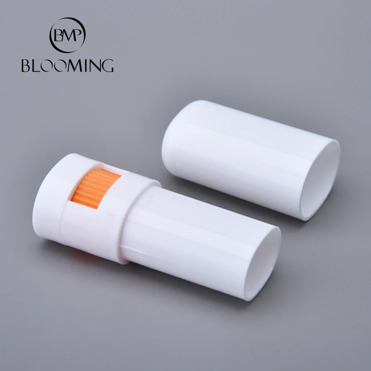PP Plastic 8.5g OEM Empty Deodorant Stick Sunscreen Stick Tube Twist up Oval Deodorant Gel Container for Antiperspirant