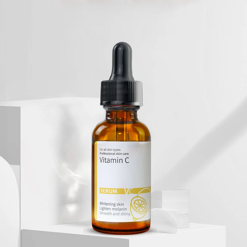 OEM ODM Natural Vitamin C Serum Cuidado De La Piel Skin Moisturizing Whitening Essence Anti Aging Wrinkle VC Skin Care Serum