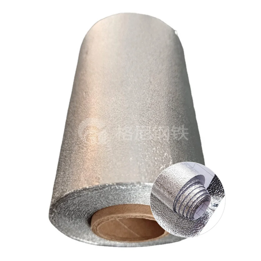 Double Aluminum Braid Cloth Orange Peel Aluminum Foil Embossed Aluminum Foil For Nails