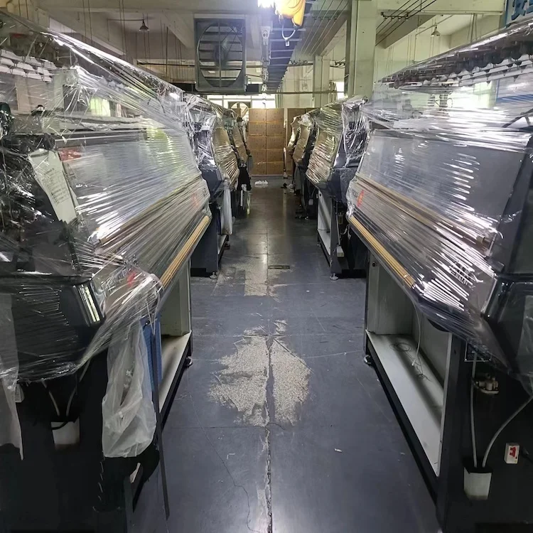 used automatic computerized flyknit shoe upper knitting machine