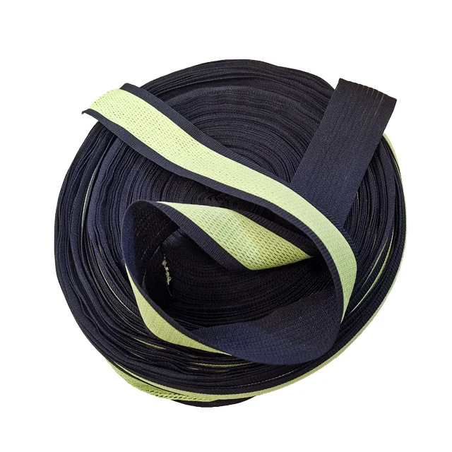 High tensile strength black woven polypropylene hanging strap Nylon poly ductstrap webbing for hvac ventilation duct