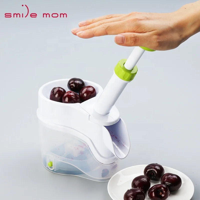Smile mom 2021 Fruit Tool Hand Cherry Grape Corer Remover Cherry Pitter Kitchen Accessories