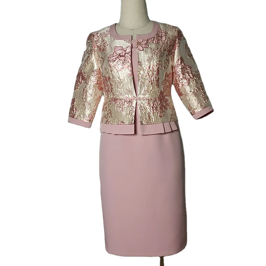 Bling thick material imitate two pieces ladies suits