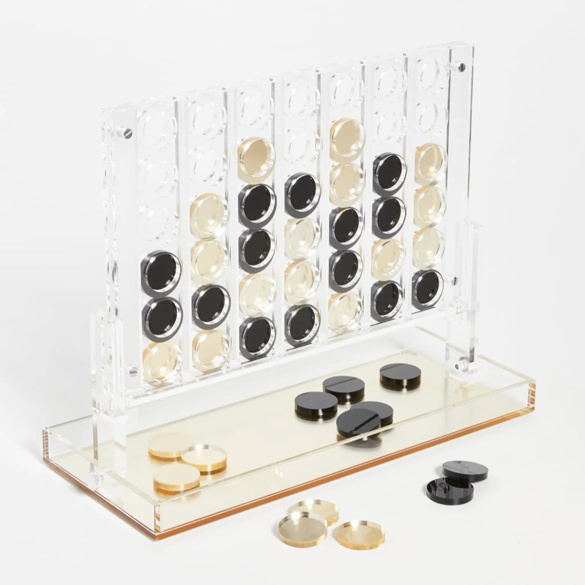 Пользовательский дизайн акриловая настольная игра различные цвета Lucite 4 in a Row