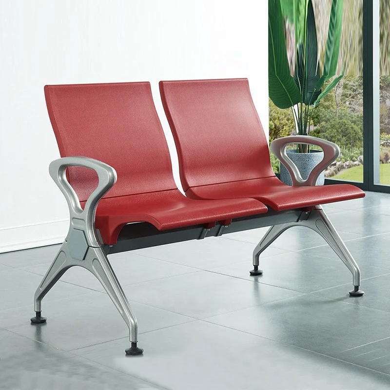Polyurethane Public Seating Three Seater Bank Airport Chair Hospital Waiting Room Bench Soundproof Waiting Area Seat