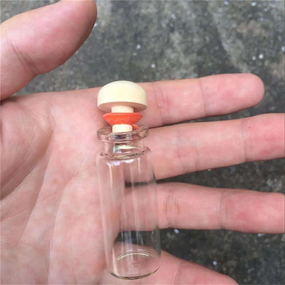 
12ml Custom Made Bottle Hand Blown Glass Bauble Bottles with Cork Small Jars Vials Gift Crafts Glass Borate Bottle Wholesales 