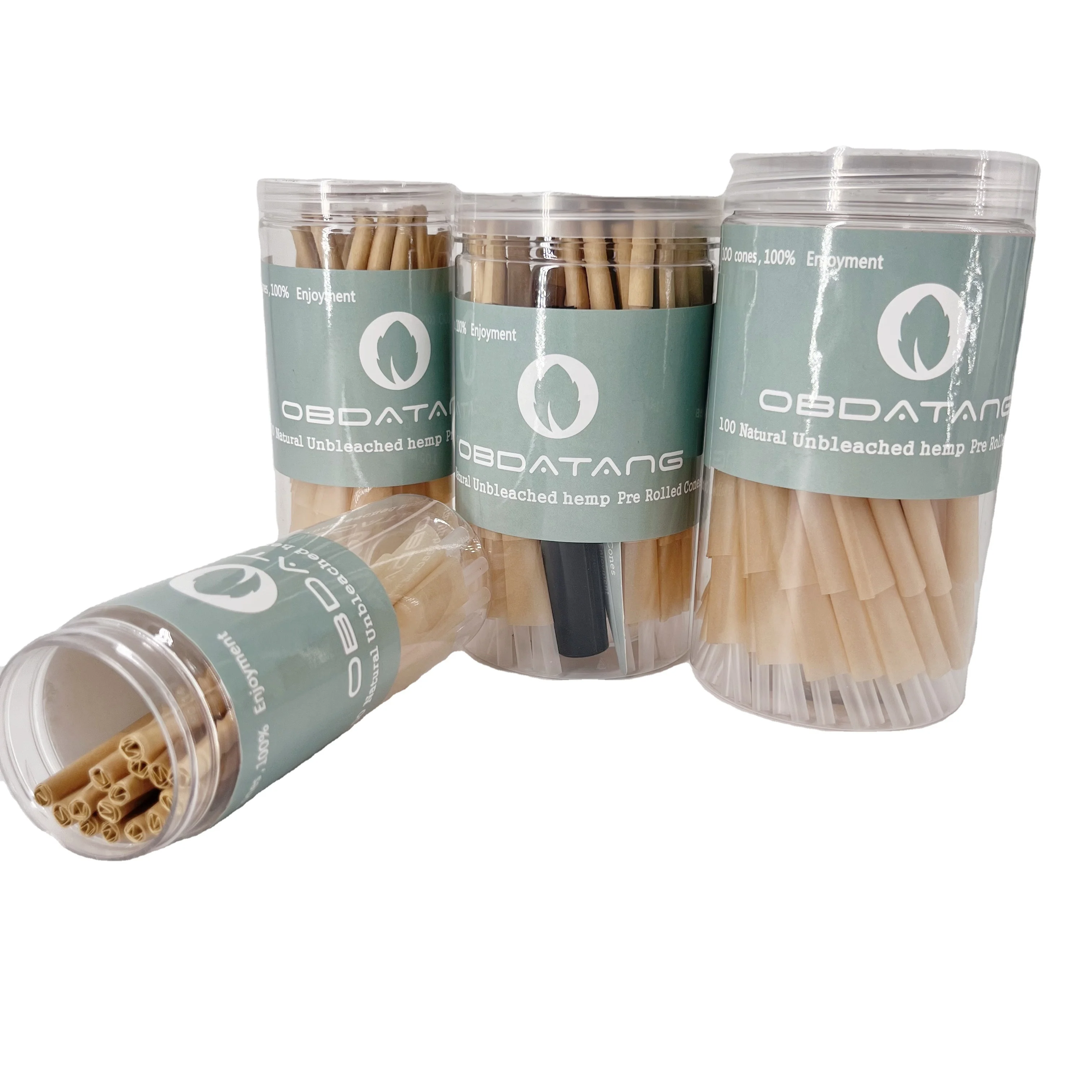 100 Classic King Size Cones 109mm Pre Rolled Cones 26mm Filter Tips Natural Brown Unbleached Unrefined Rolling Papers Bulk Pack