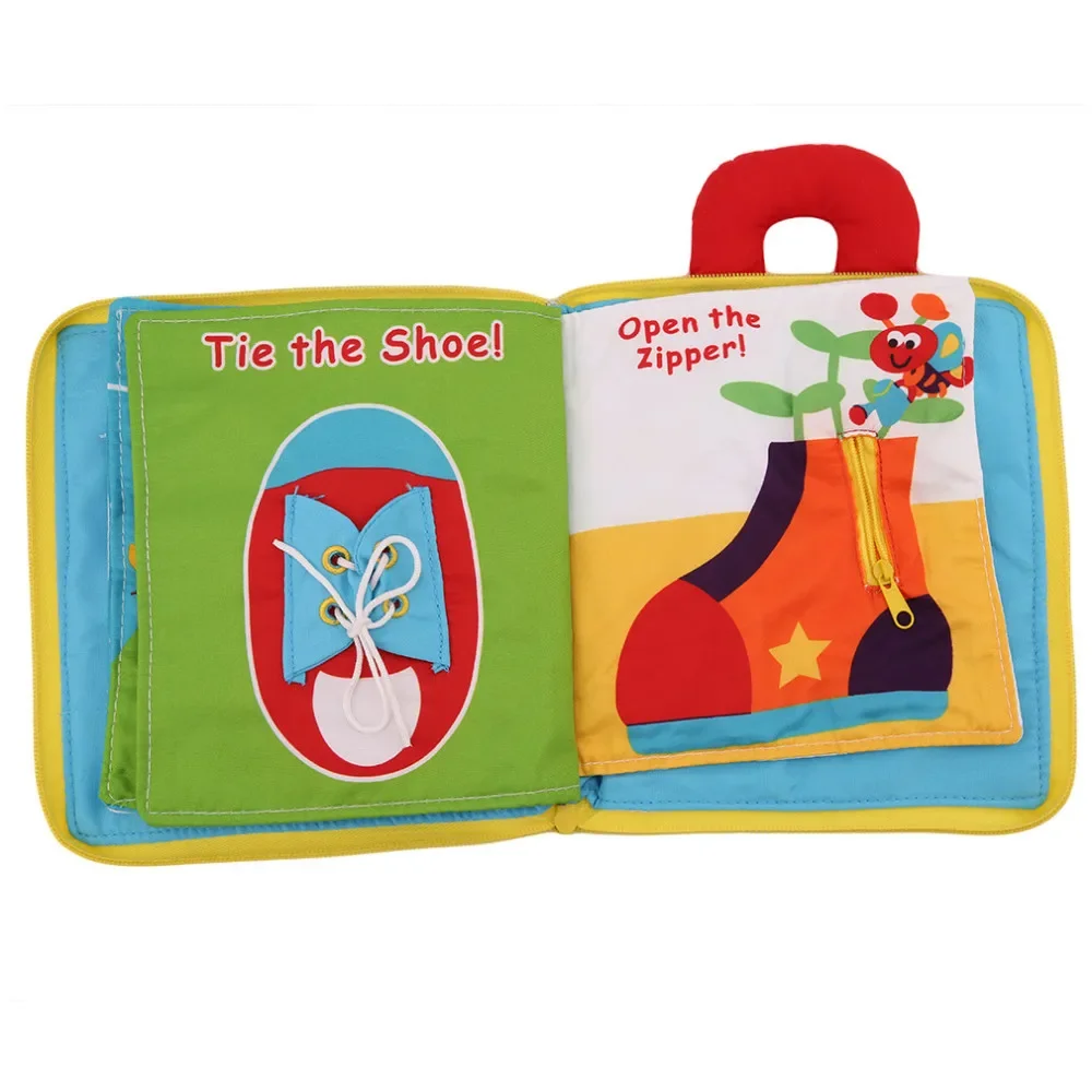 2024 New Soft 8 Pages Kids Learning Toy Baby Fabric Cloth Book Set Babies Book