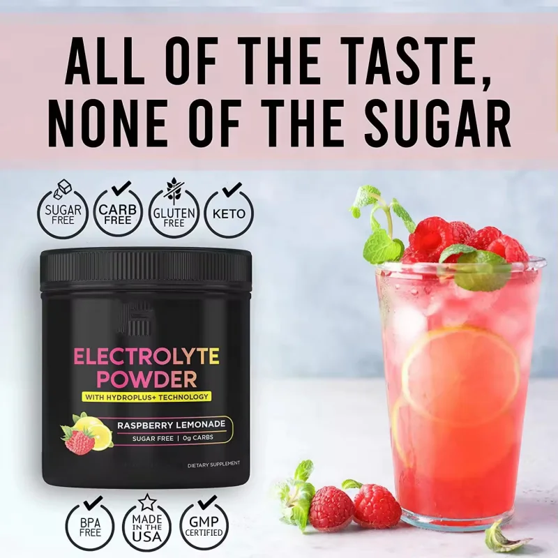 Vitamin Nutrient Supplement Hydration Keto Electrolyte Energy Drink Mix Powder for Sports