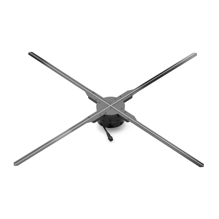 4 blades hologram display 65cm brightness 3000cd 3d Advertising display led fan 3d led Projector Hologram Fan displays