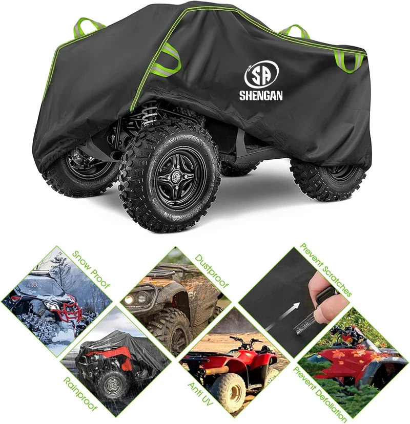 New Product ATV Cover Oxford UTV Cover Waterproof Black UV Protection ATV Body Cover