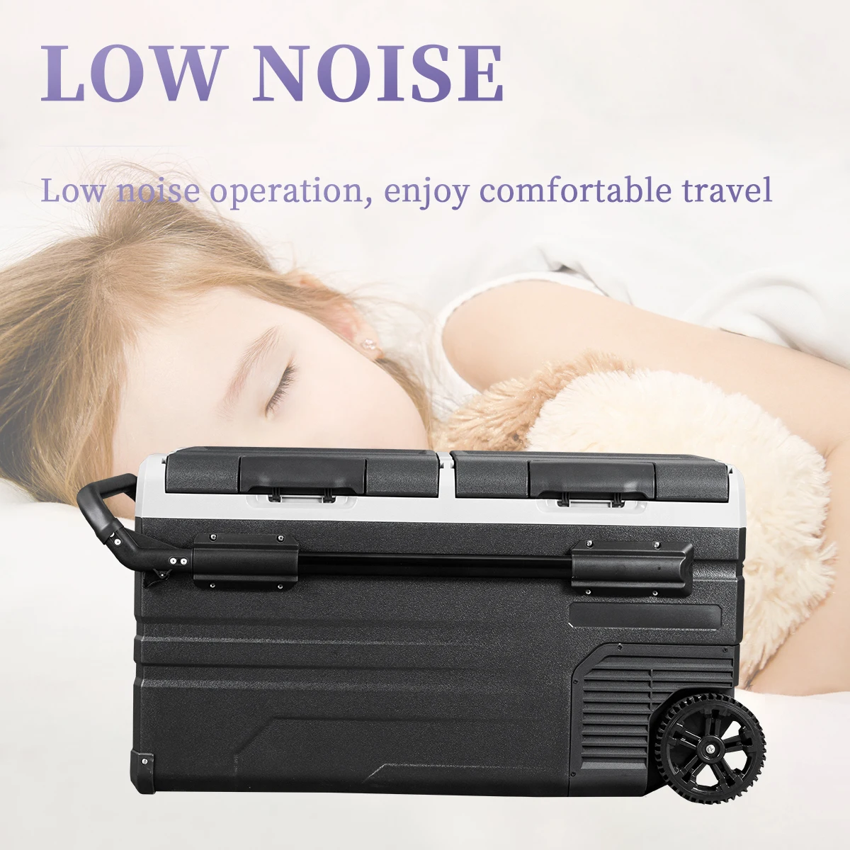 TWW series portable Car Beer Electric Cooler Box refrigerator 12V dc compressor Car Fridge Freezer for Food and Dessert