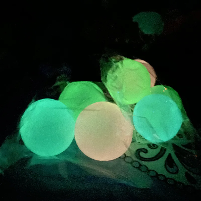 relieve anti stress stick wall ball sticky squishy toys glow sticky ceiling splat target ball catch throw balls 6cm