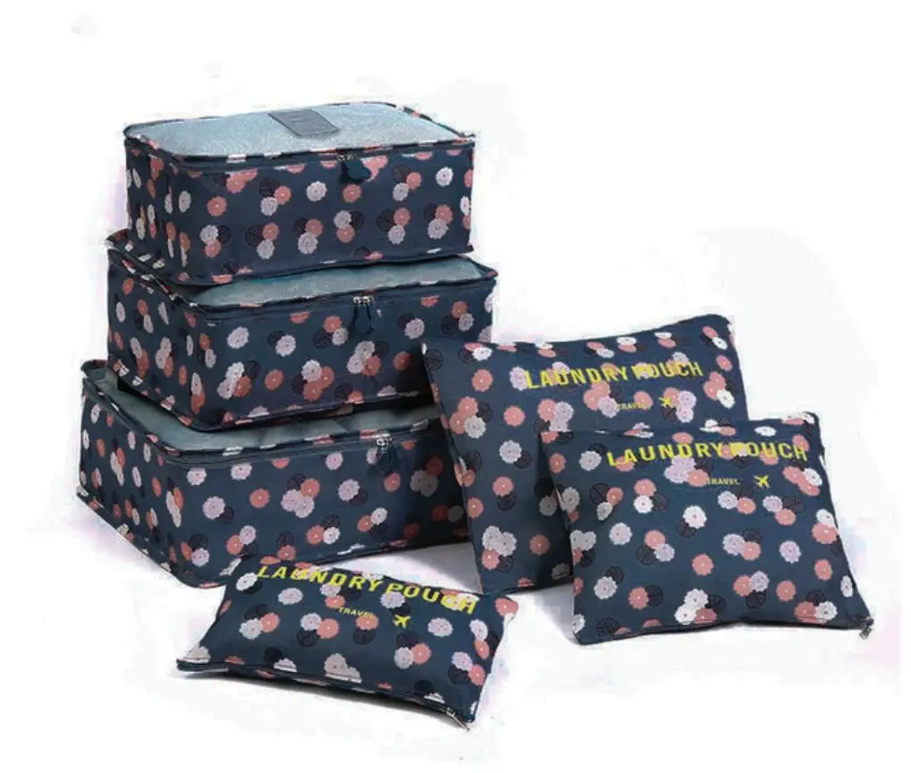 JR легкий Чехол для Da Viaggio обуви Одежда для девушек; Нижнее белье 6 шт. багаж для путешествия Органайзер дорожная сумка для хранения упаковочная коробка