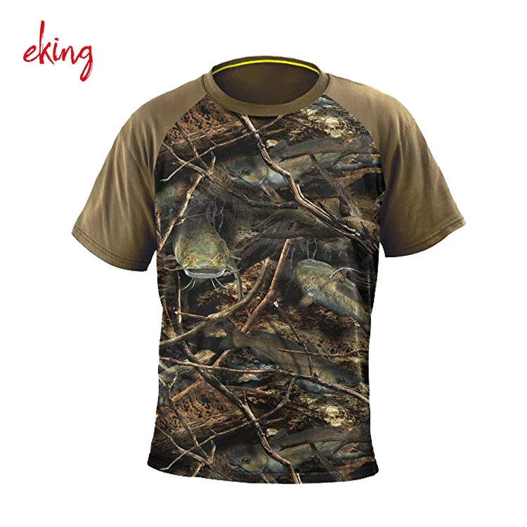 Customized dry fit breathable UPF 50+ Fishing Shirt for Man