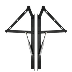 Bed Sofa Hydraulic Lift up Mechanism Black Metal Parts bed fittings Bed Lift Frame Transformer Small hinges mechanism