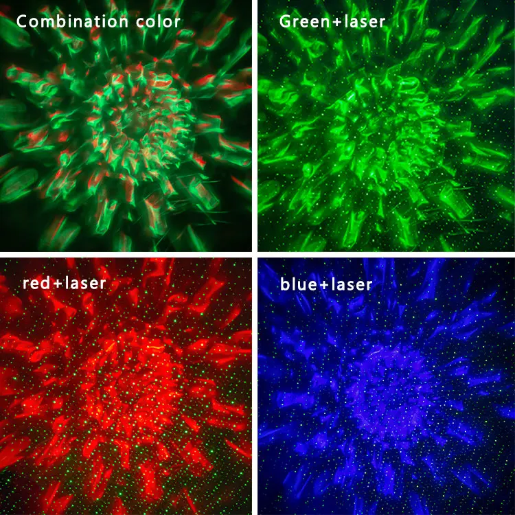 Hot selling 7.5W RGBW led water ripple night light bedroom sleeping star projector