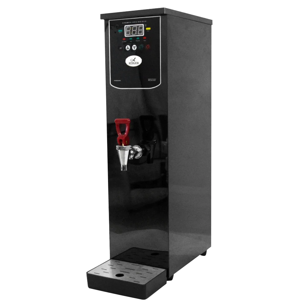 Xeoleo 20L Hot Water dispenser Commercial Hot Water machine 60L/H Black Stainless steel Water boiler for bubble tea shop 3000W