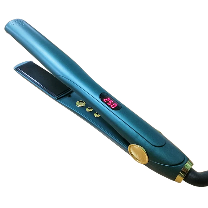 New Portable Fast Heating Digital 480F High temperature Electric Hair Straightener Curler All Hair Types Flat Iron
