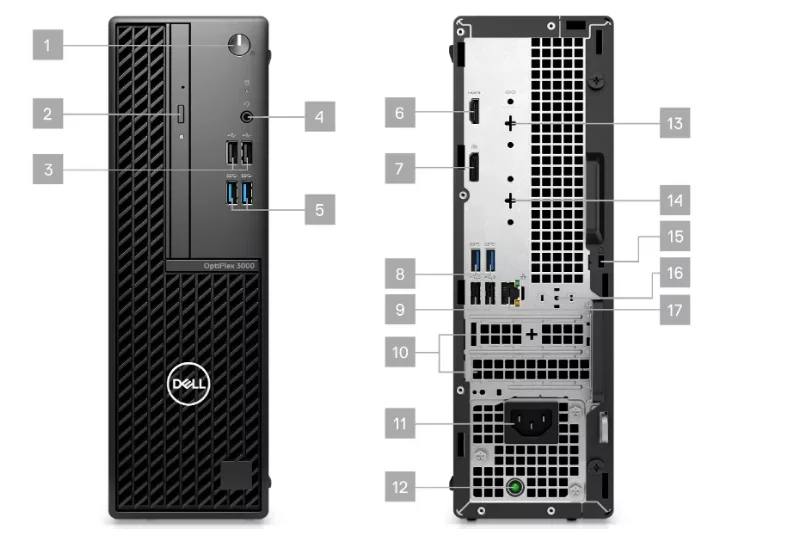 Высокое качество Dells OptiPlex 3000 башня 3000MT i3-12100 новый релиз для рабочего