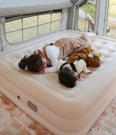 Folding automatic inflatable bed mattress inflatable tent floor mat outdoor inflatable air bed mattress for camping accompanying