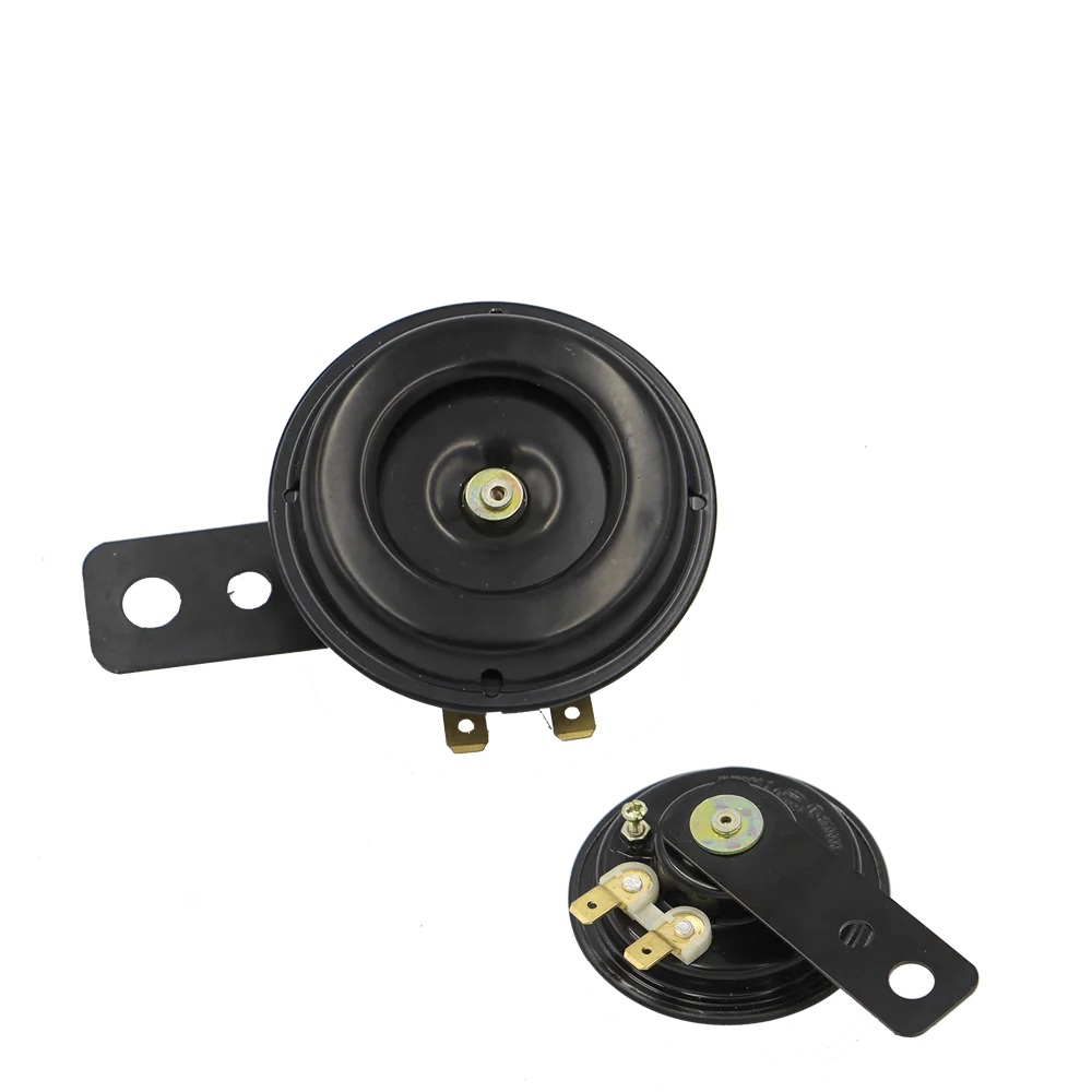 100-105dB Iron Electric Black Big Voice Corne Klaxon bocina claxon clacson 12v mocc horn speaker Horn Basin Motorcycle Horn 12v