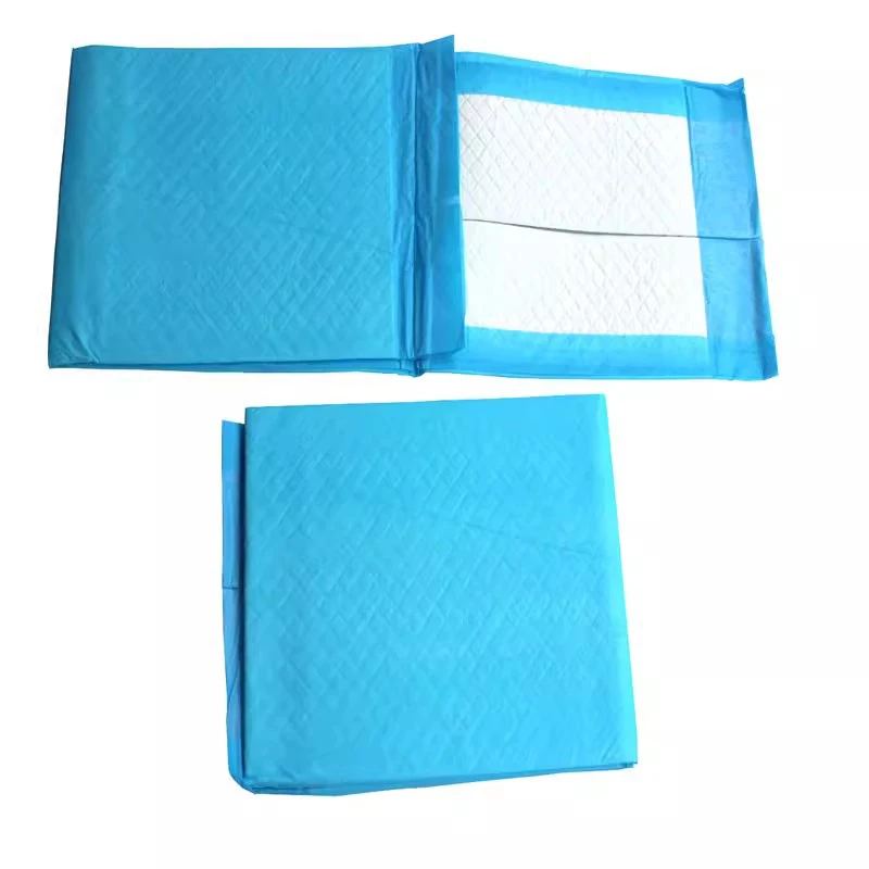 60x90cm Adult Absorbent Hospital Pad Nonwoven Incontinence Bed Sheet Pads Disposable Underpad With Adhesive Strips 30'x 36'